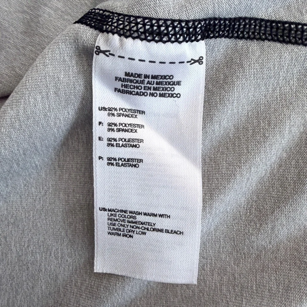 Adidas‎ ClimaLite Techfit Performance Shirt Mens XL Gray S/S Athletic Training